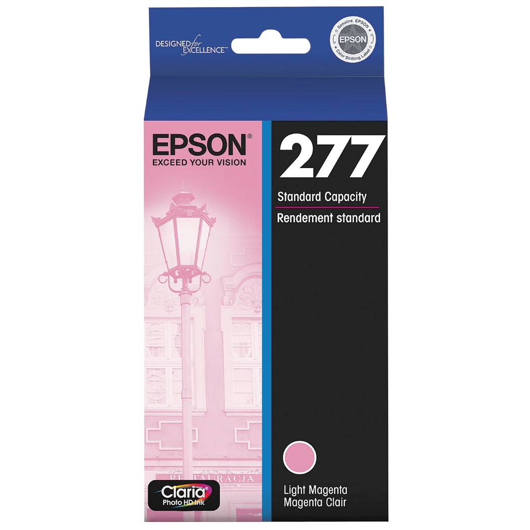 New, Pre-Owned - Epson 277 Standard-Yield Light Magenta Inkjet Cartridge, T277620-S