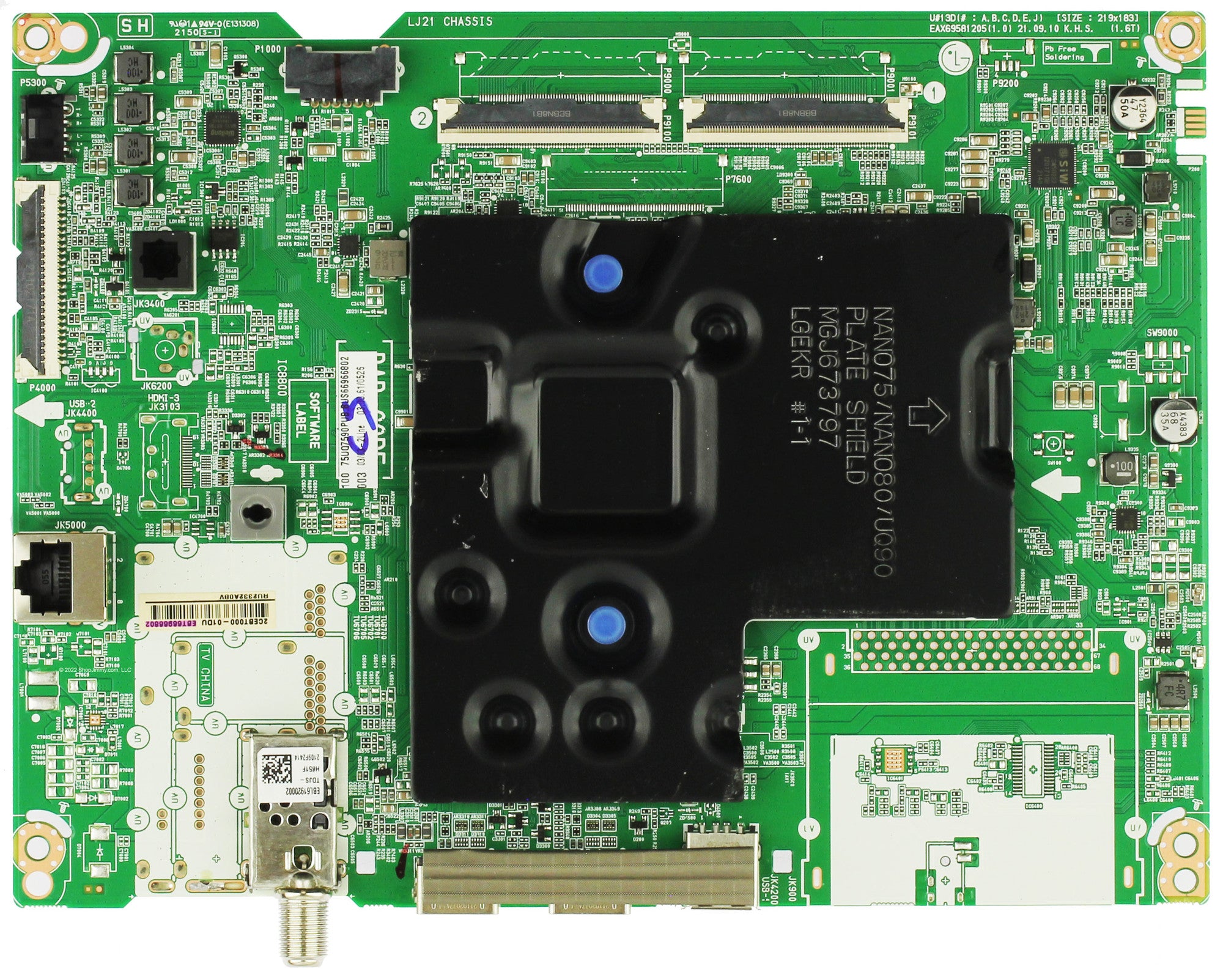 LG EBT66966802 Main Board for 75UQ7070ZUD.BUSFLKR