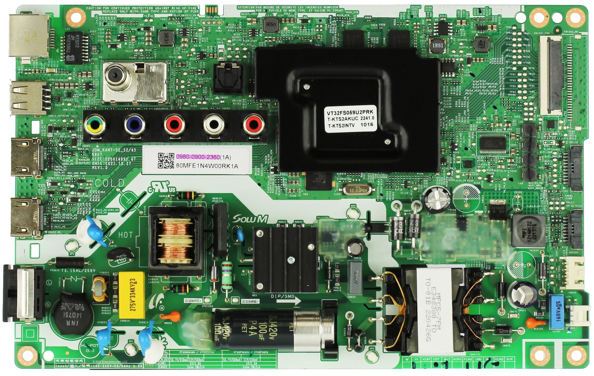 Samsung 0980-0900-2360 Main Board/Power Supply UN32N5300AFXZA VF06