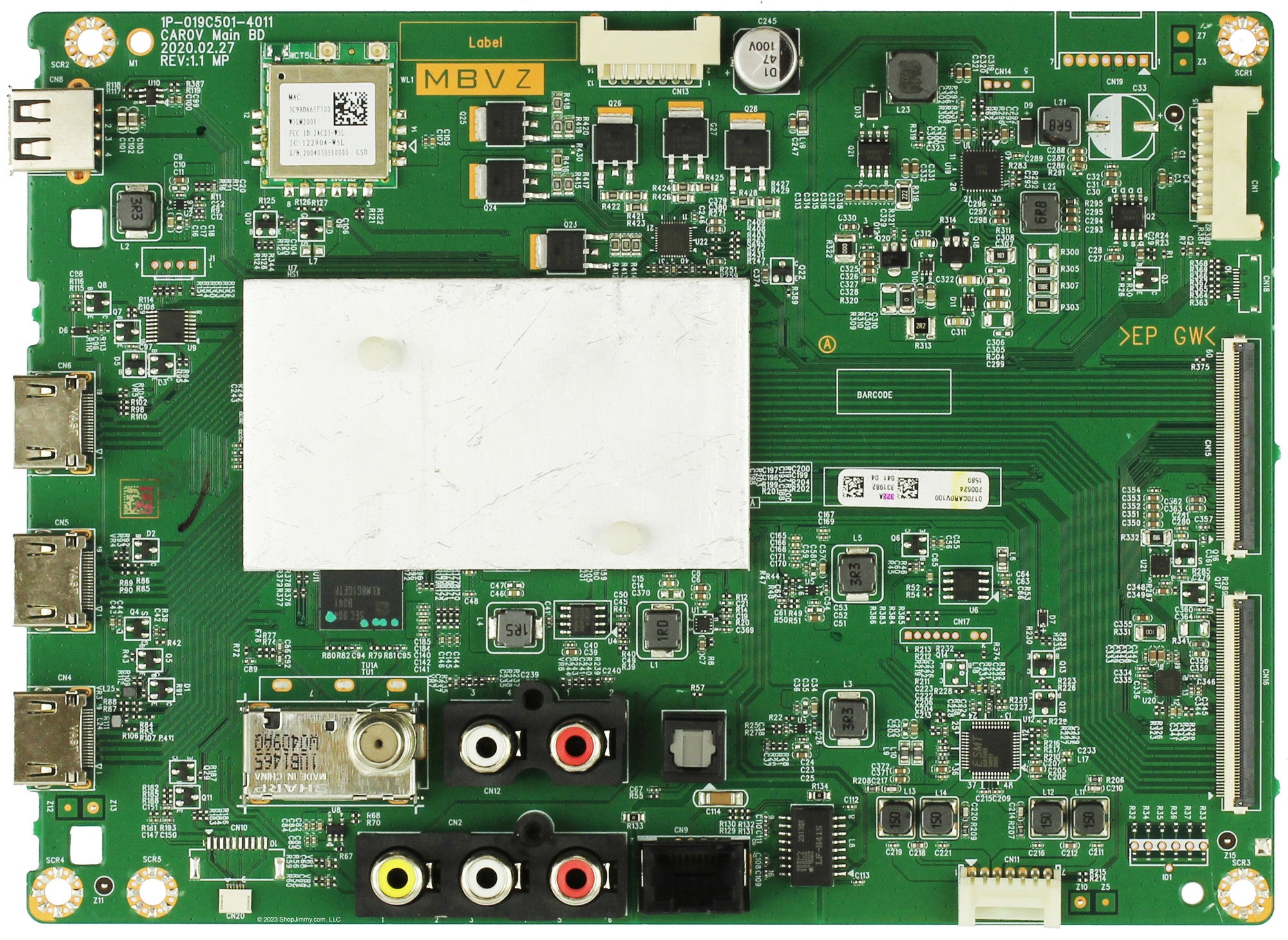 Vizio Y8389322E Main Board for V705-H3