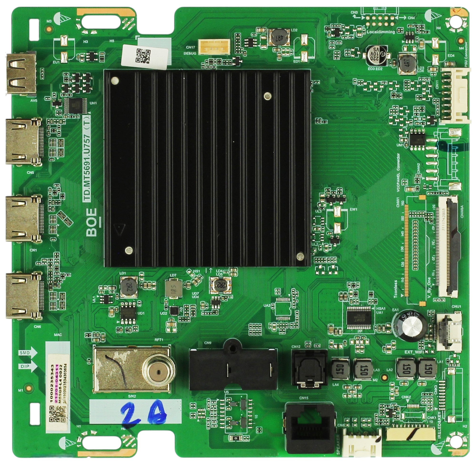 Vizio 21201-04311 Main Board for M65Q6-L4 (Serial LBSFR7JA)