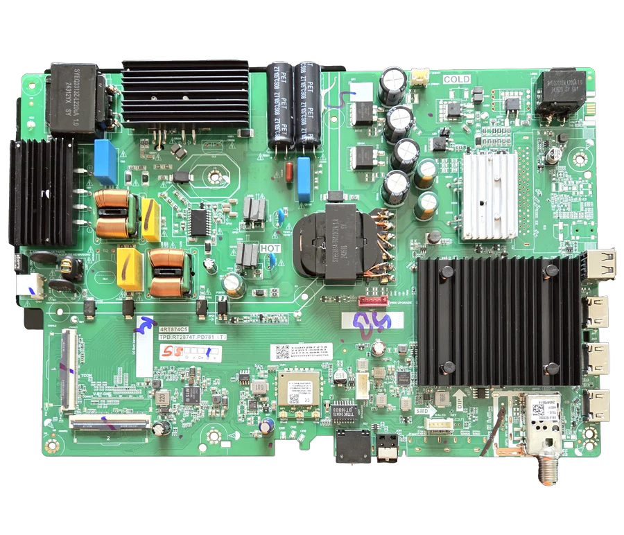 21201-04643 LG Main Board / Power Supply, 10002872140, TPD.RT.2874T.PD781 (T) , 65UT7570PUB