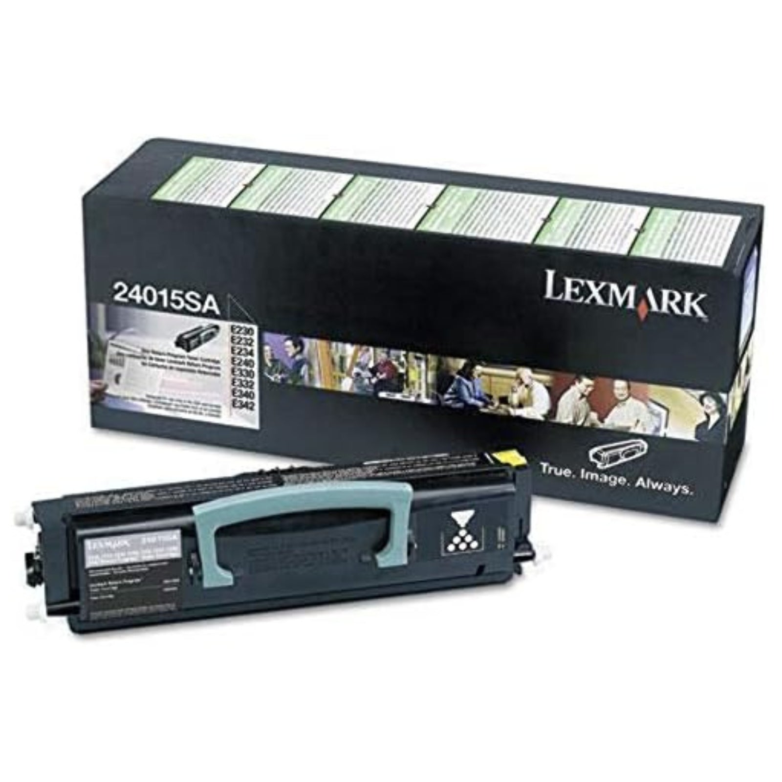 New, Pre-Owned - Lexmark 24015SA Black Standard Yield Toner Cartridge
