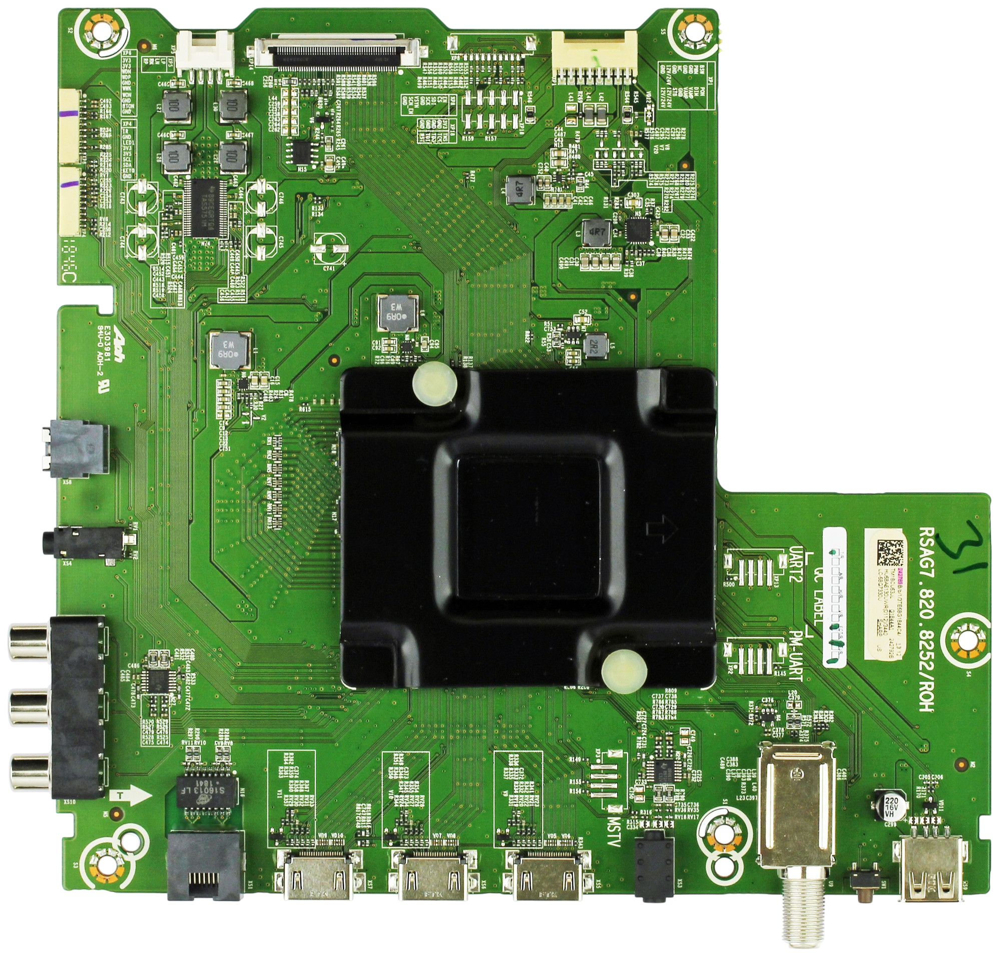 244863 Sharp Main Board, RSAG7.820.8252/ROH, 242553, 242789, HU58A6130UWR, 242553, 242554, LC-58Q7330U