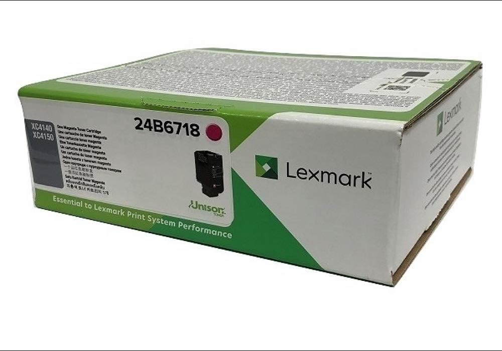 New, Pre-Owned - Lexmark XC4140 Standard Yield Magenta Toner Cartridge, 24B6718