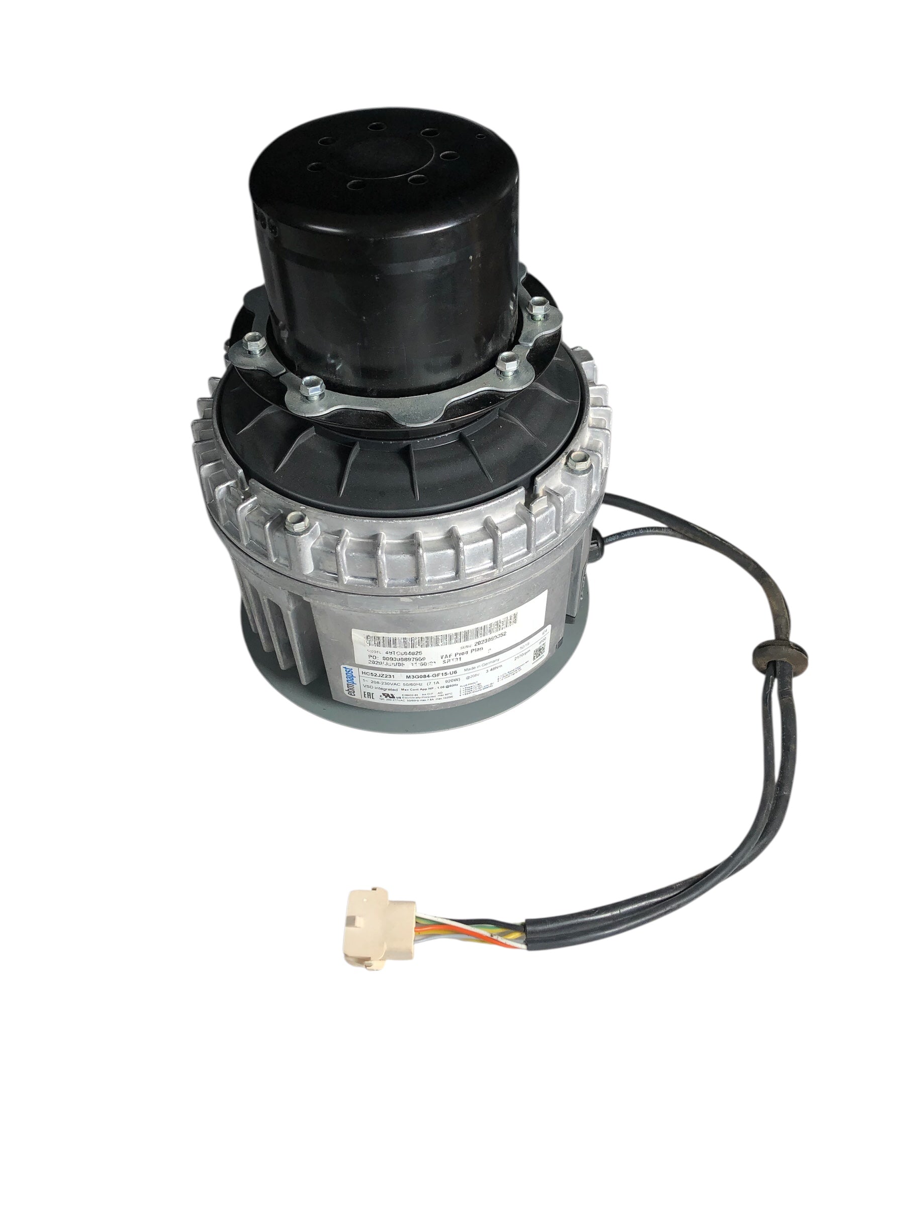 EBMPAPST HC54JZ231, BLOWER MOTOR M3G084-GF09 (Refurbed)
