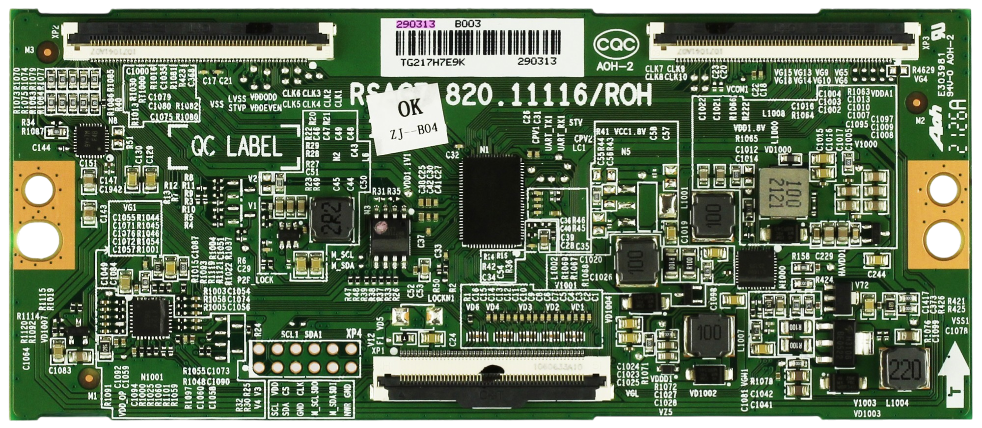 290313 Hisense T-Con, RSAG7.820.11116/R0H, 43A6GX3