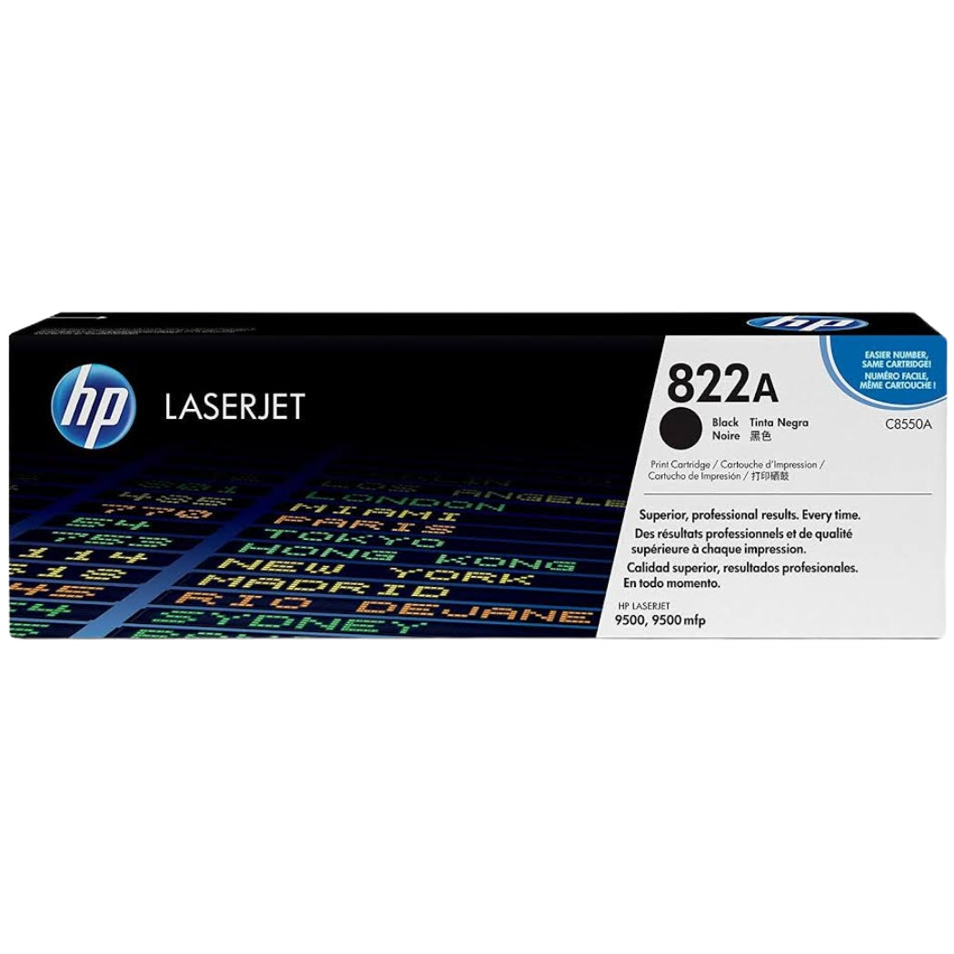 New, Pre-Owned - HP 822A Standard-Yield Black LaserJet Toner Cartridge, C8550A