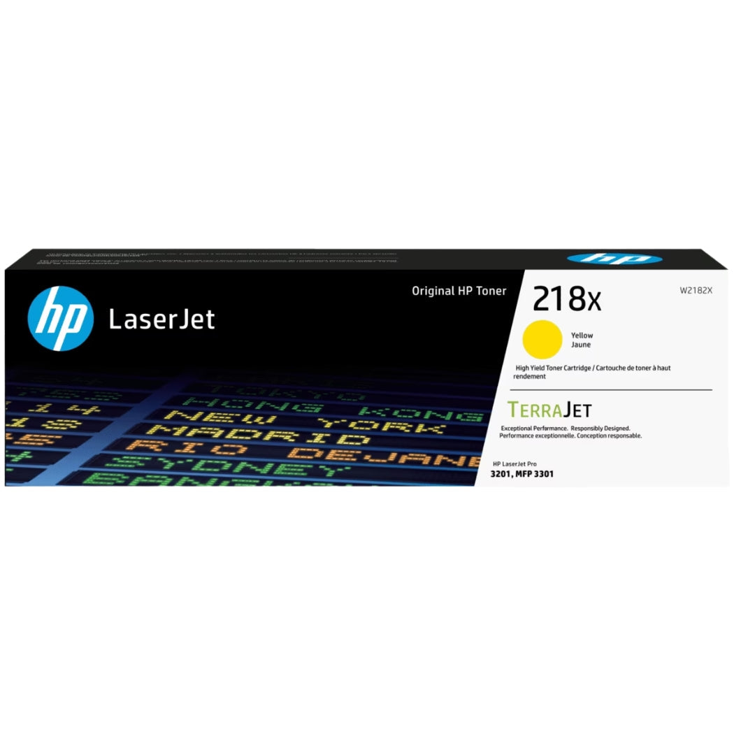 New, Pre-Owned - HP 218X High-Yield Yellow Toner Cartridge, W2182X