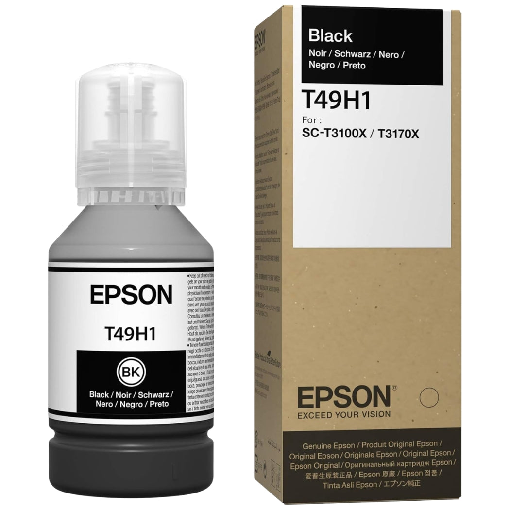 New, Pre-Owned - Epson T49H1 Standard Yield Black Ink Bottle, T49H100