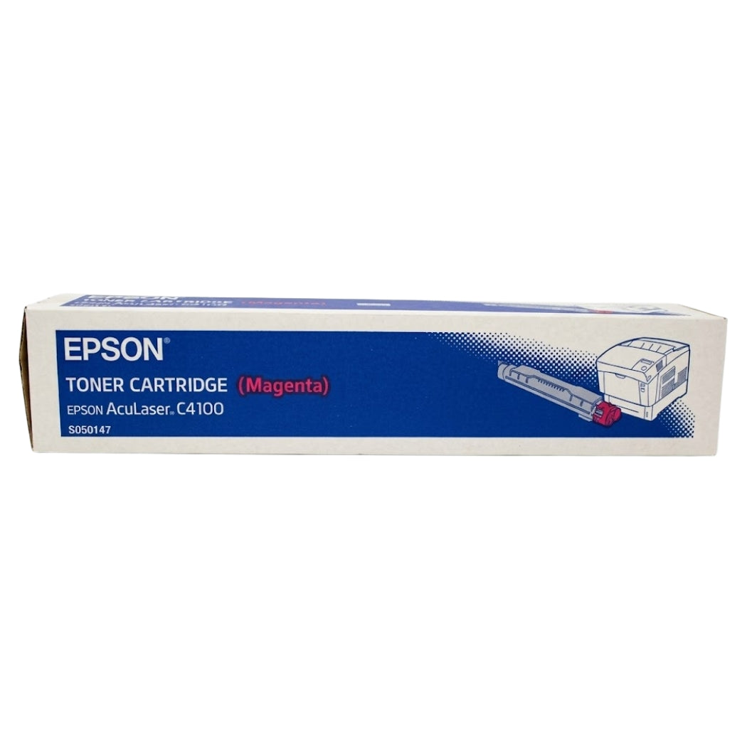 New, Pre-Owned - Epson C4100 Magenta Laser Toner Cartridge, S050147