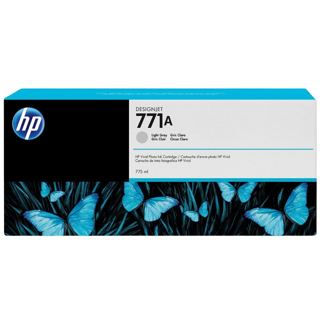 New, Pre-Owned - HP 771A 775-ml (B6Y22A) Light Gray Standard Yield Ink Cartridge