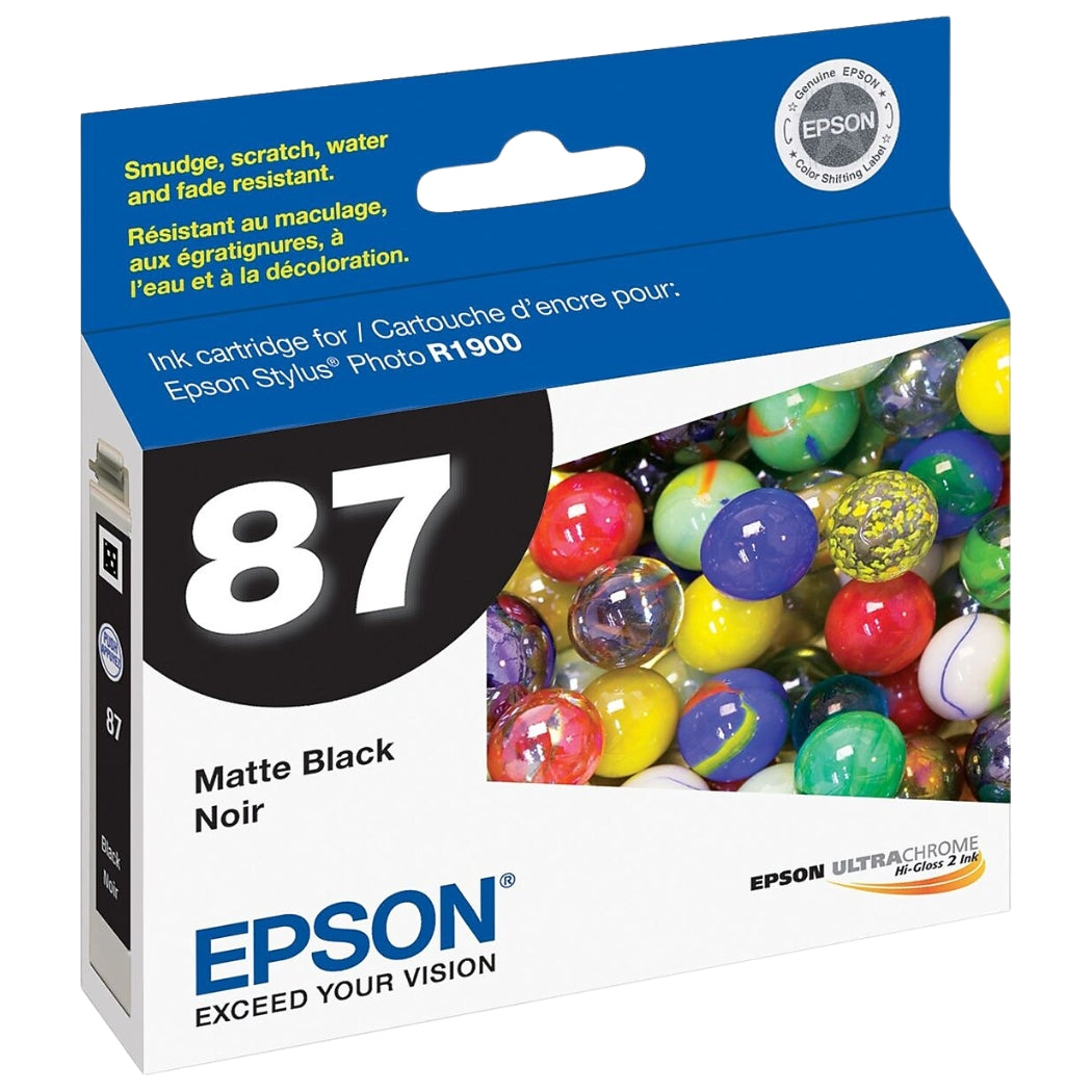 New, Pre-Owned - Epson 87 (T0878) Matte Black Ink Cartridge