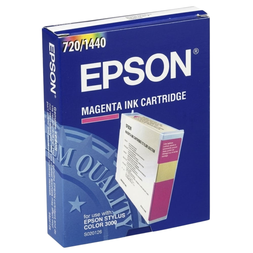 New, Pre-Owned - Epson S020126 Magenta Inkjet Cartridge, MJIC9M