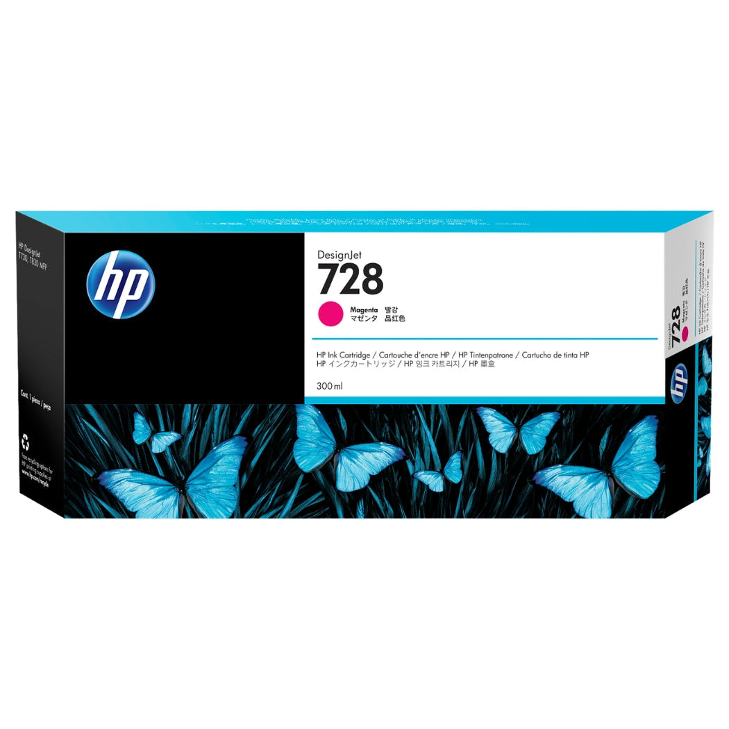New, Pre-Owned - HP 728 300-ml (F9K16A) Magenta New, Pre-Owned - Ink Cartridge