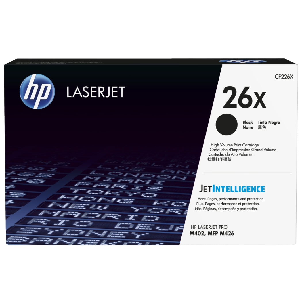 New, Pre-Owned - HP 26X High Yield Black Toner Cartridge, CF226X