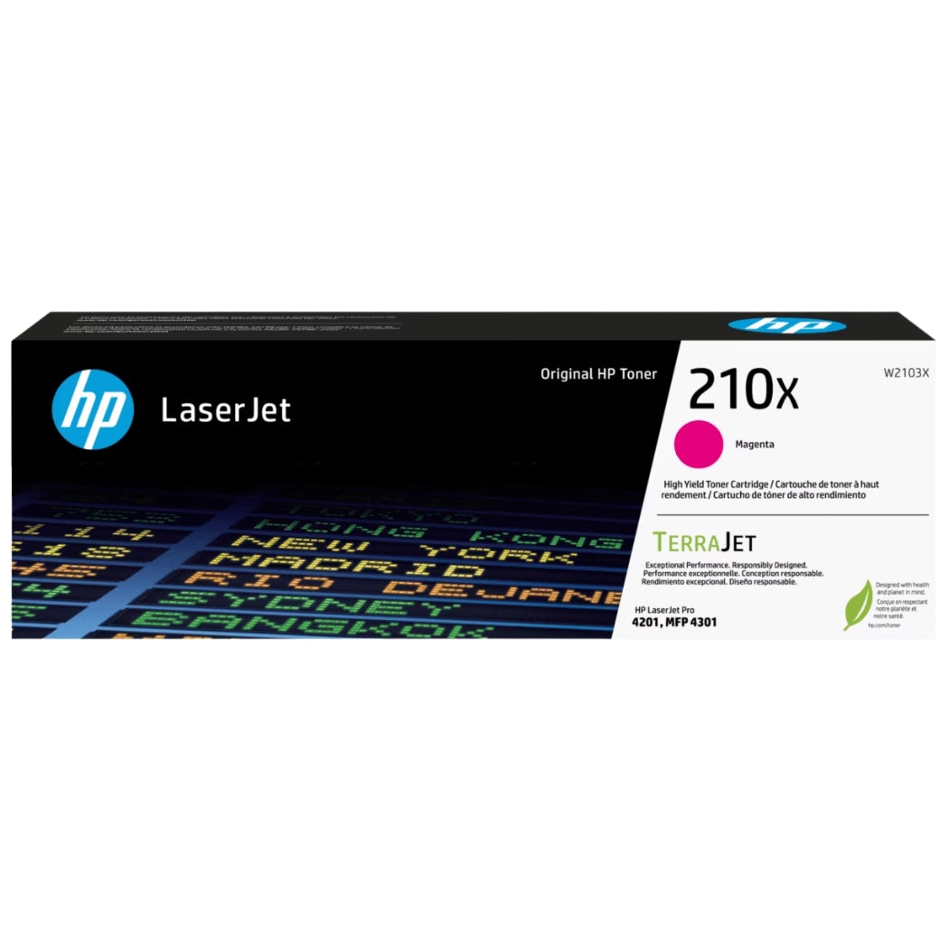 New, Pre-Owned - HP 210X High Yield Magenta Toner Cartridge, W2103X