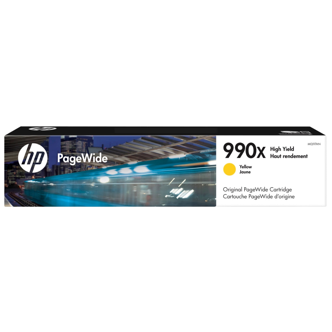 New, Pre-Owned - HP 990X High Yield Yellow Ink Cartridge, M0J97AN
