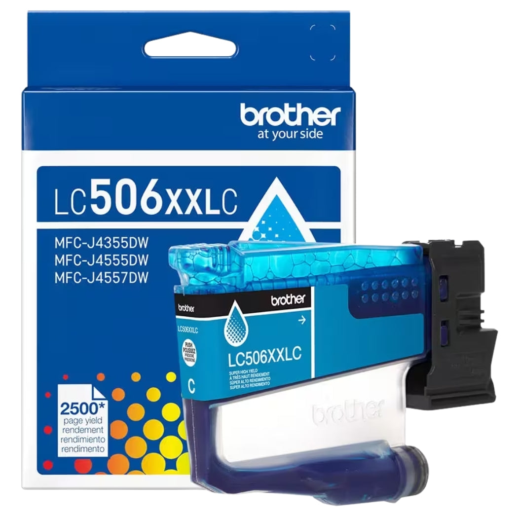 New, Pre-Owned - Brother LC506XXL Extra High Yield Cyan Ink Cartridge