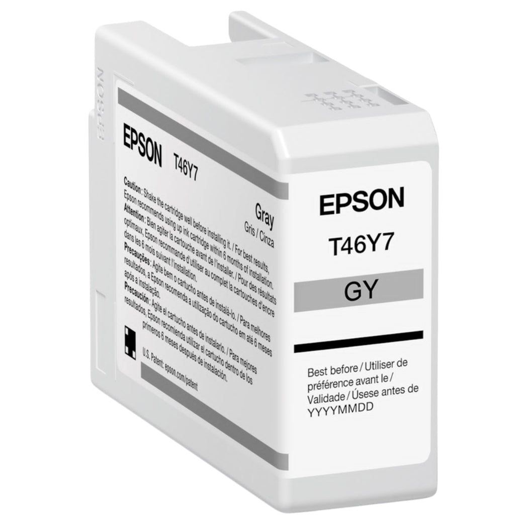 New, Pre-Owned - Epson T46Y7 Standard Yield GRAY Ink Cartridge