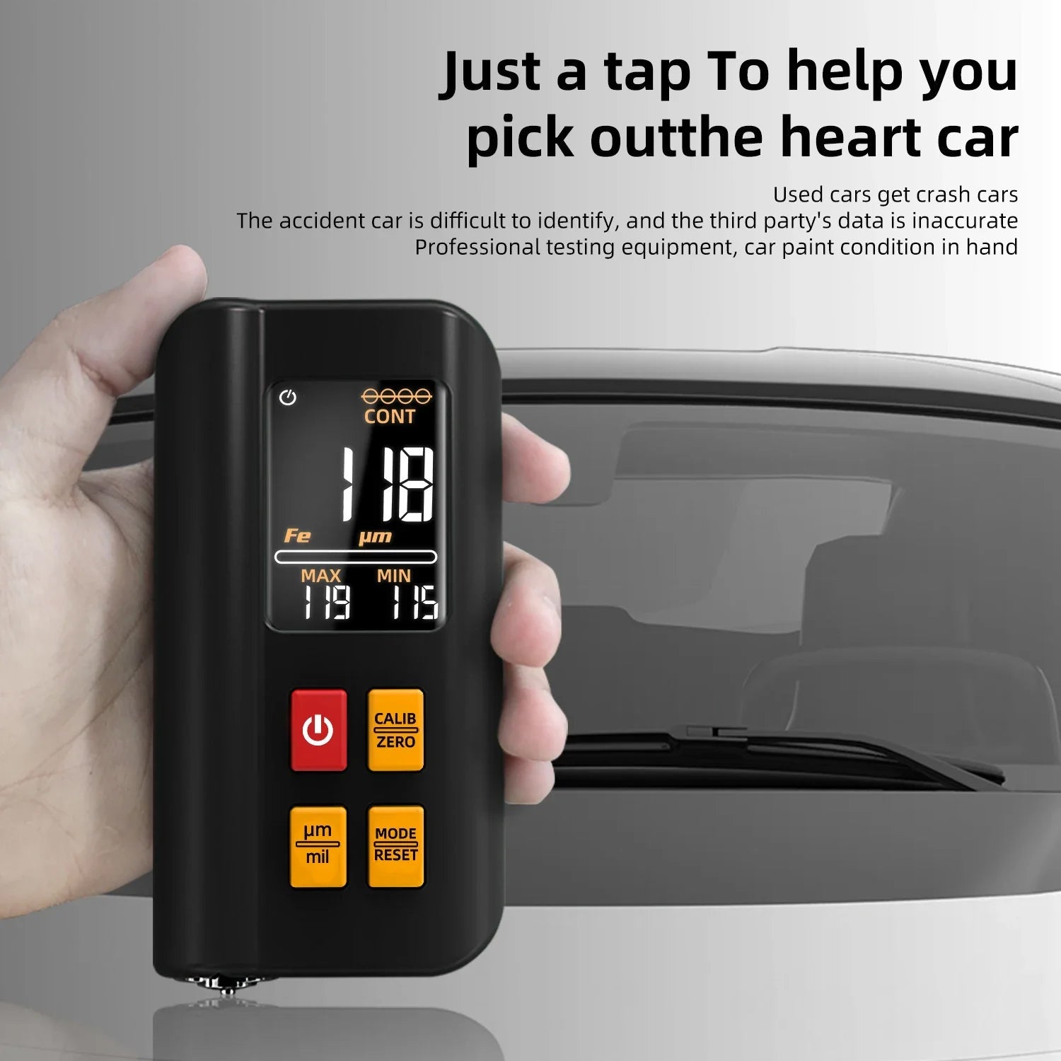 BSIDE T2 Coating Thickness Gauge for FE/NFE Detection