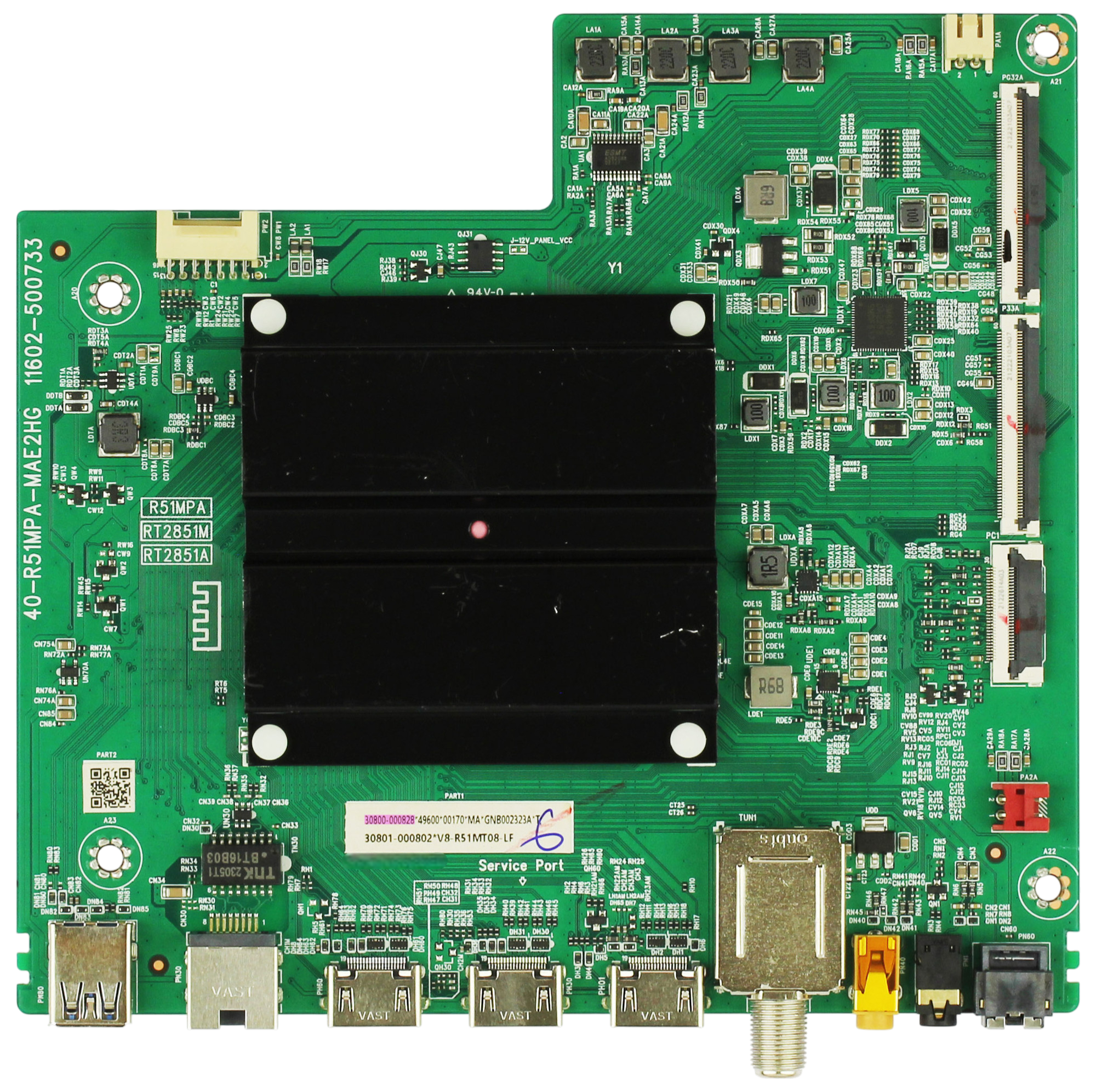 30800-000828 TCL Main Board, 30801-000802, 40-R51MPA-MAE2HG, 50S450