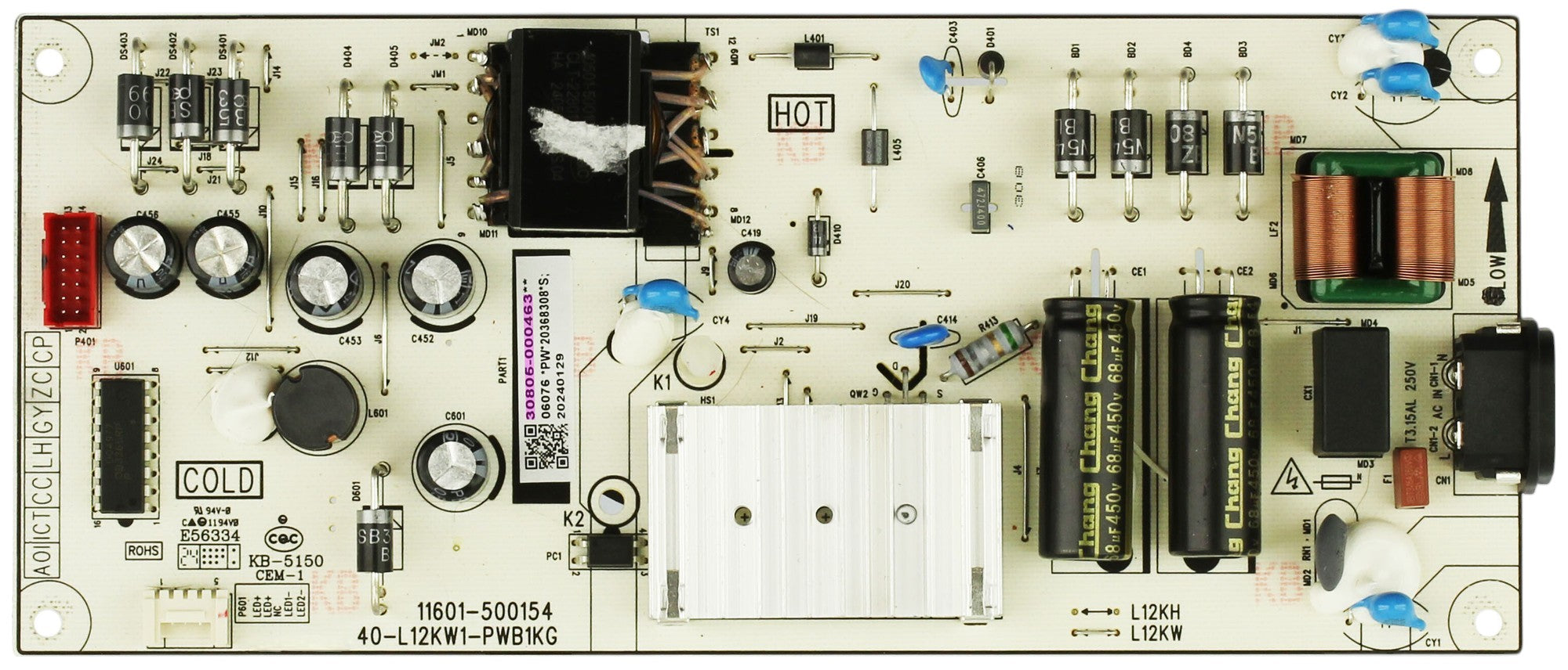 TCL 30805-000463 Power Supply Board