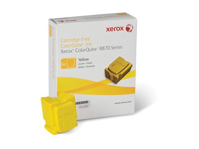 New, Pre-Owned - Xerox ColorQube 8870 / 8880 Yellow Solid Ink Pack (6 Sticks), 108R00952