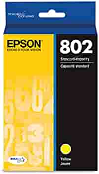 New, Pre-Owned - Epson 802 Yellow Standard Yield Ink Cartridge