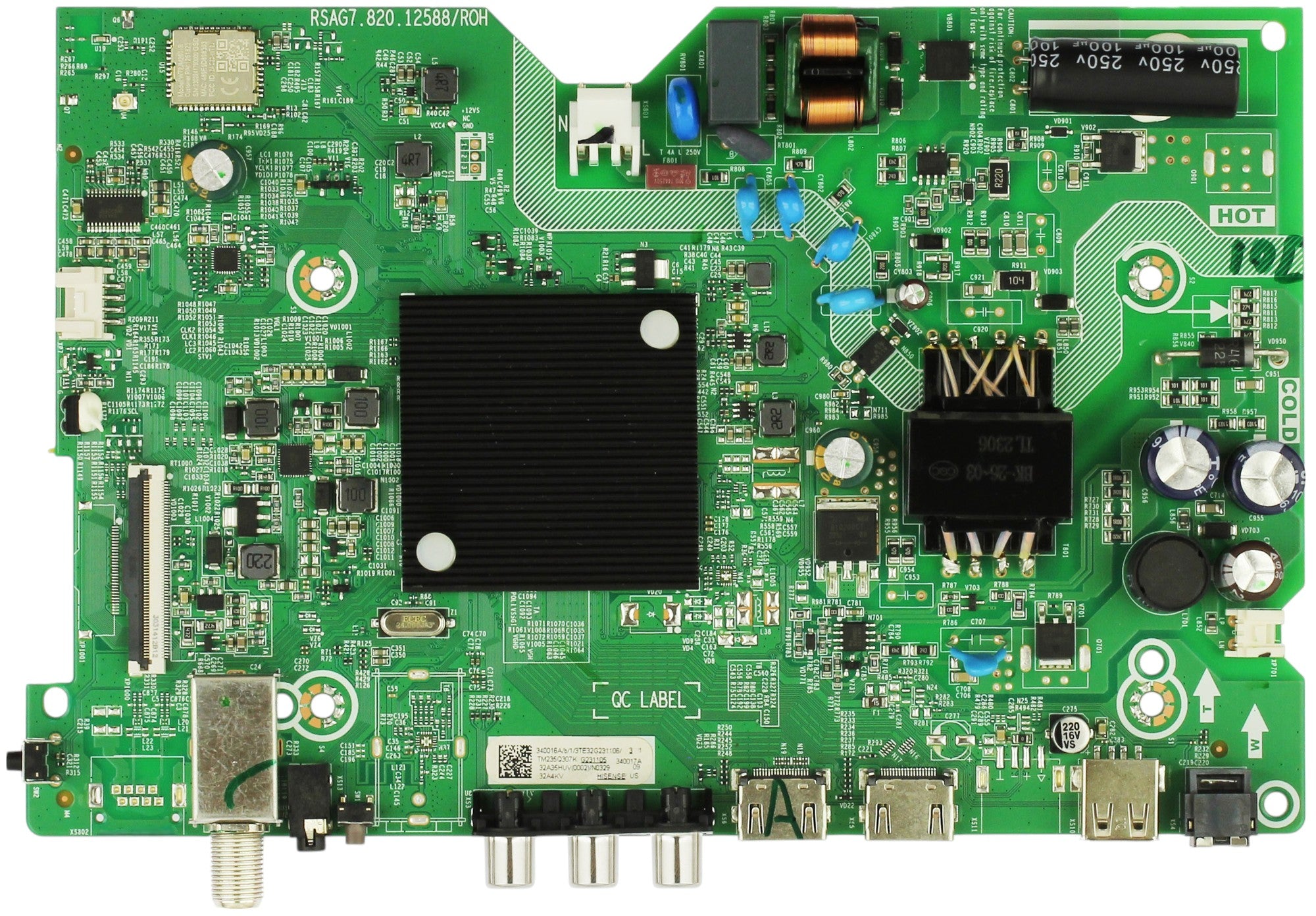 Hisense 340016 340017 Main / Power Supply Board 32A4KV