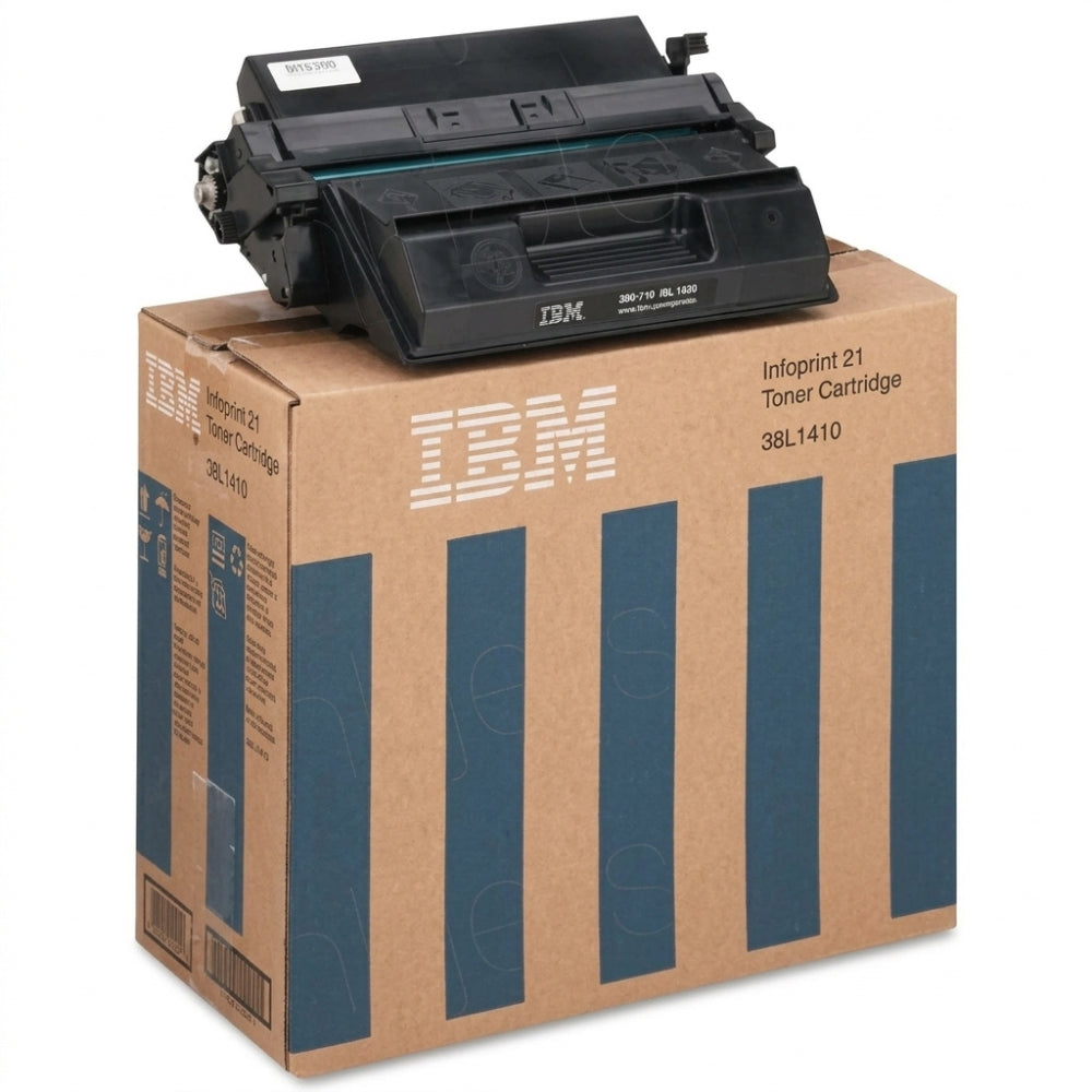 New, Pre-Owned - IBM INFOPRINT21 Standard Yield Black Toner Cartridge, 38L1410