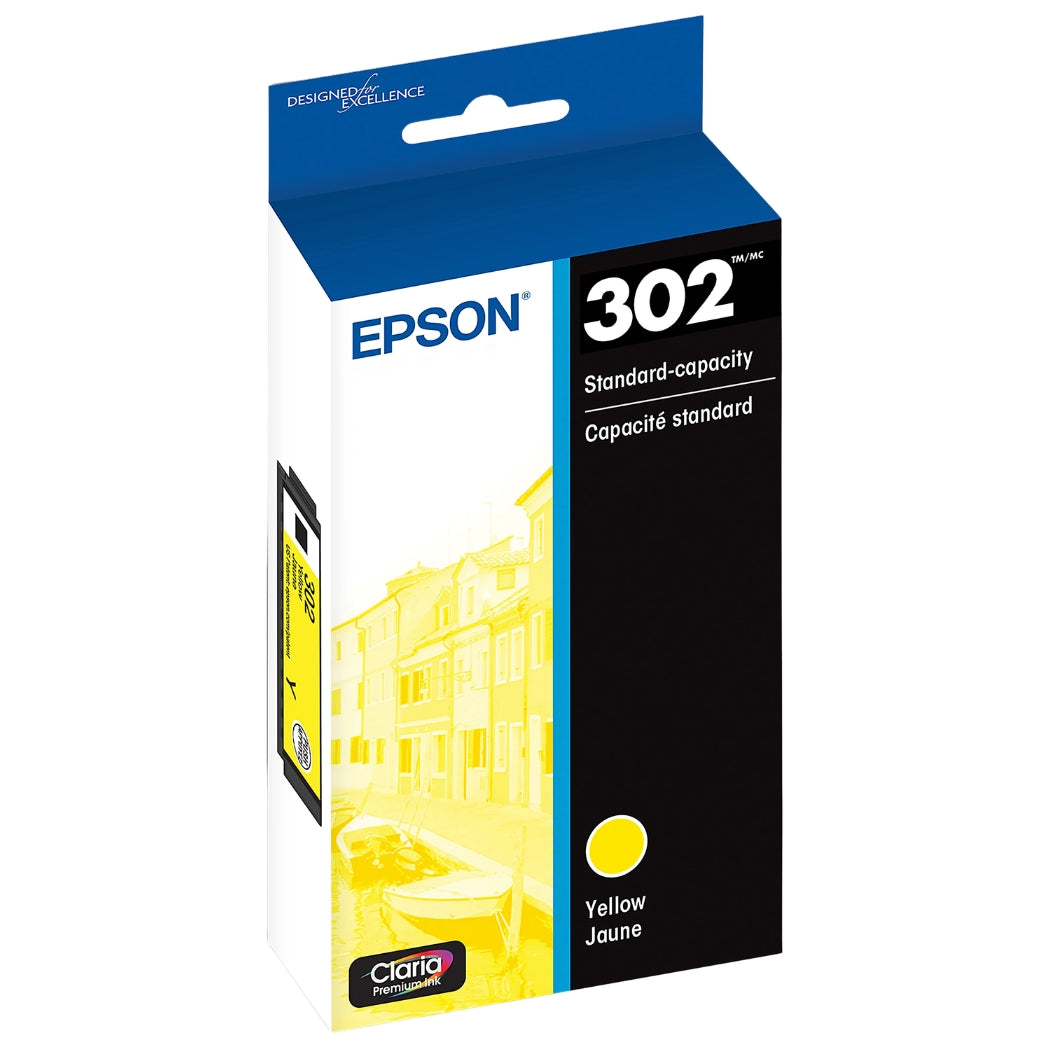 New, Pre-Owned - Epson 302 Yellow Ink Cartridge, T302420