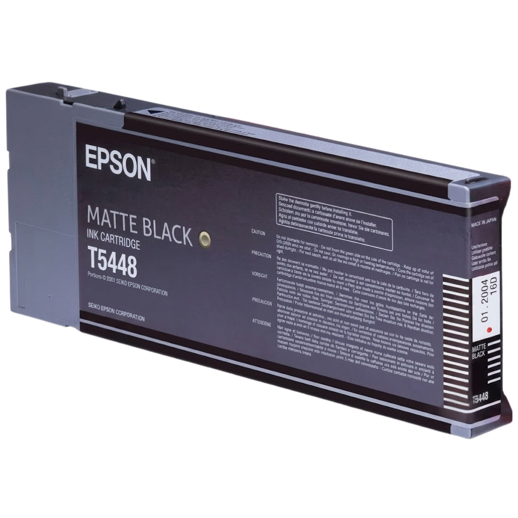 New, Pre-Owned - Epson T5448 High-Yield Matte Black 220ml Ink Cartridge, T544800