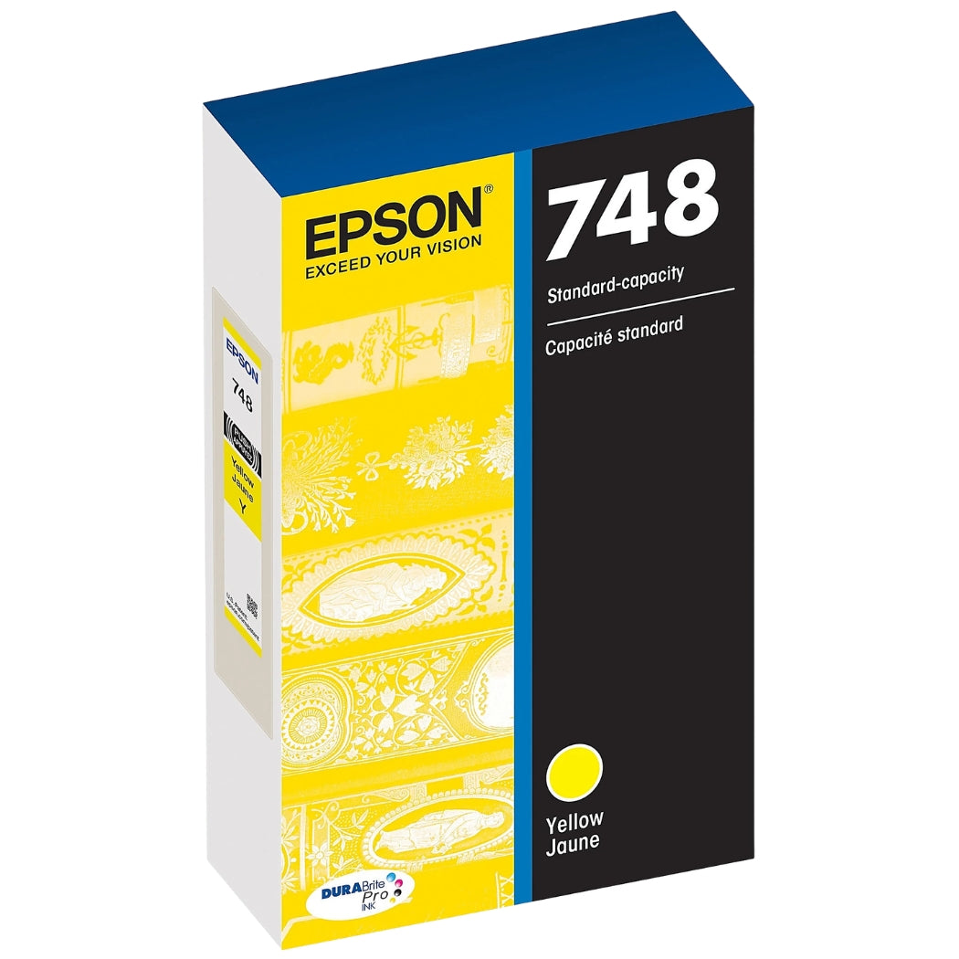 New, Pre-Owned - Epson 748 Standard-Yield Yellow DURABrite Pro Ink Cartridge, T748420