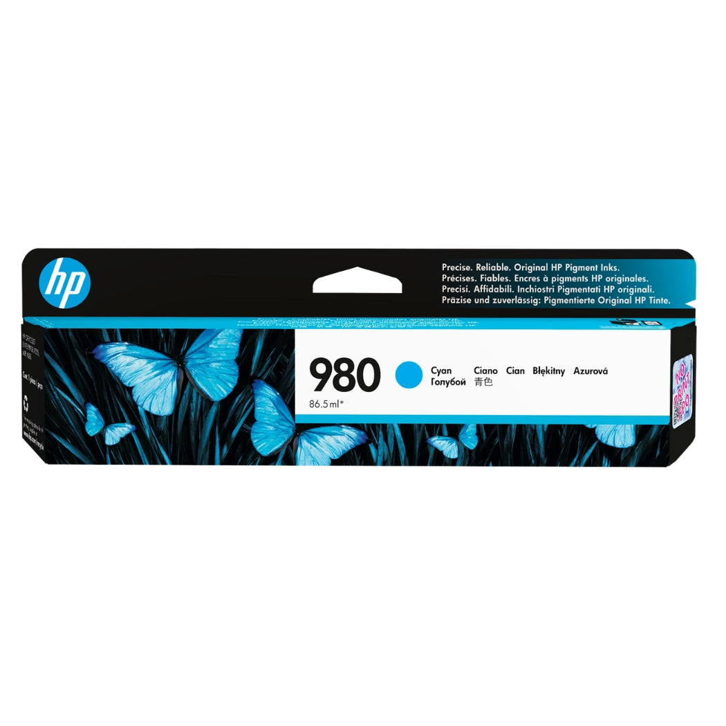 New, Pre-Owned - HP 980 D8J07A Cyan Ink Cartridge