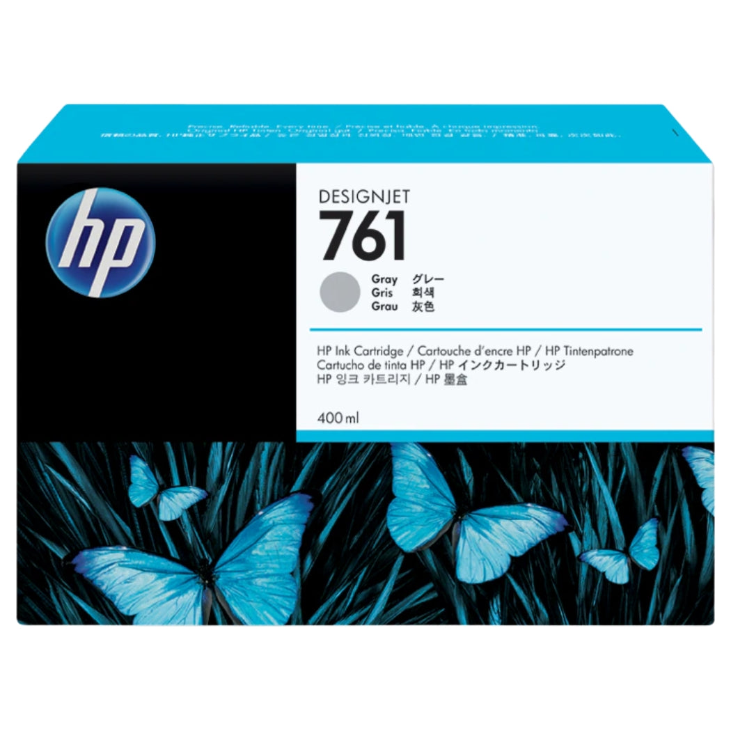 New, Pre-Owned - HP 761 400mL (CM995A) Gray Ink Cartridge