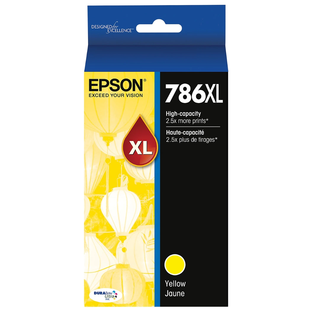 New, Pre-Owned - Epson 786XL High Yield Yellow Ink Cartridge