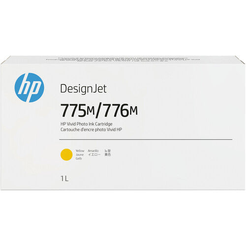 New, Pre-Owned - HP 775M/776M Yellow DesignJet Ink Cartridge, 3WW83A