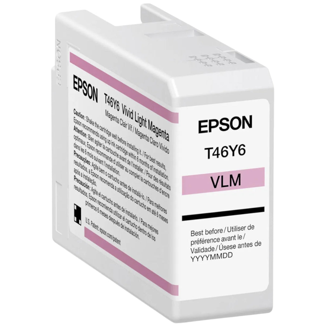 New, Pre-Owned - Epson T46Y6 Standard Yield Vivid Light Magenta Ink Cartridge