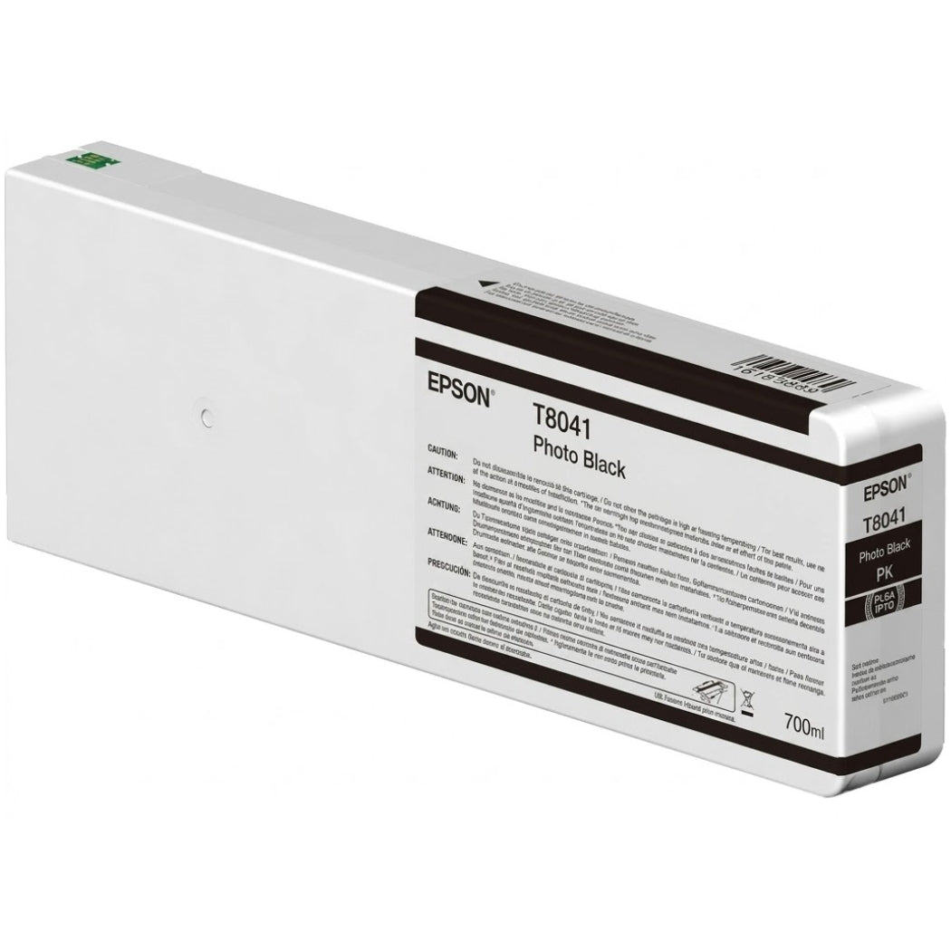 New, Pre-Owned - Epson 700ml UltraChrome HD Photo Black Ink Cartridge, T804100