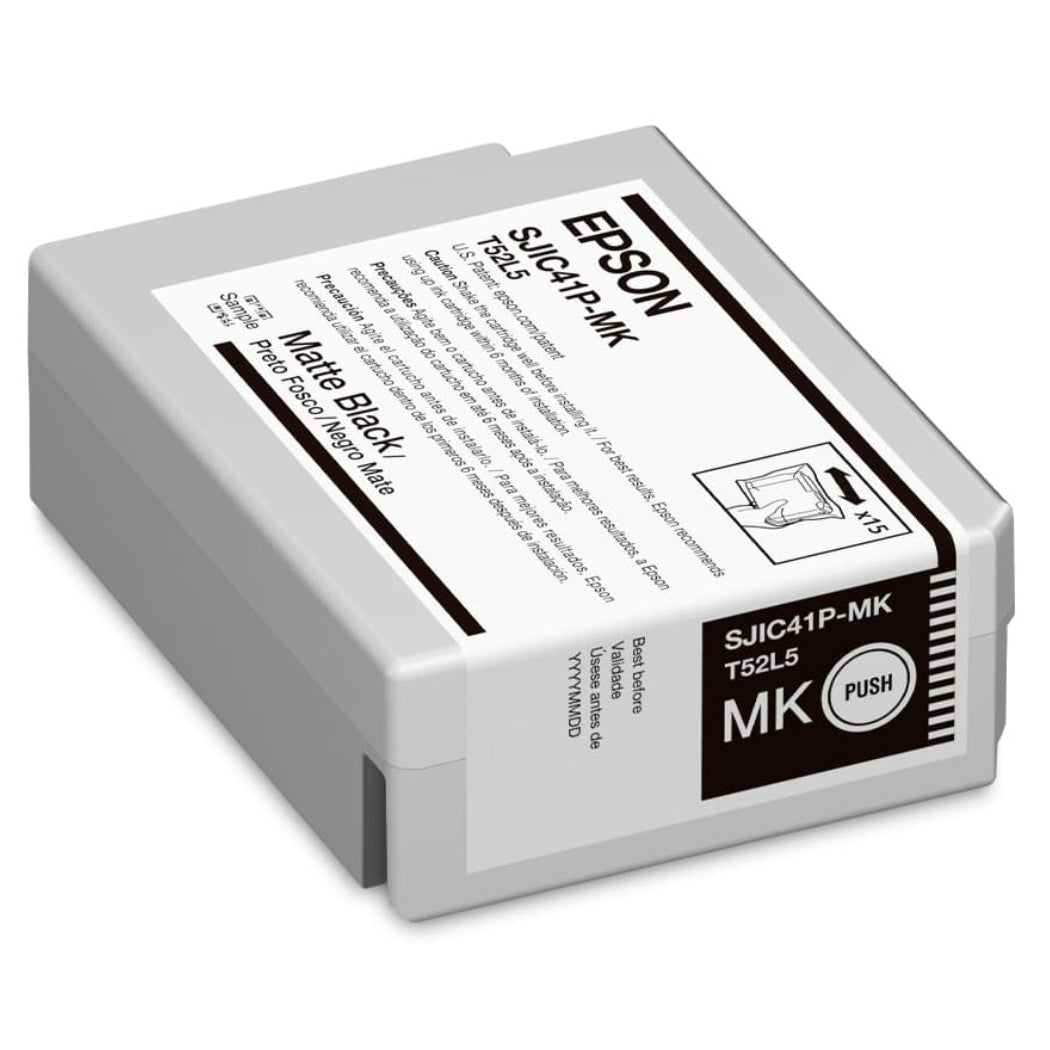 New, Pre-Owned - Epson T52L5 High Yield Matte Black Ink Cartridge, SJIC41P-MK