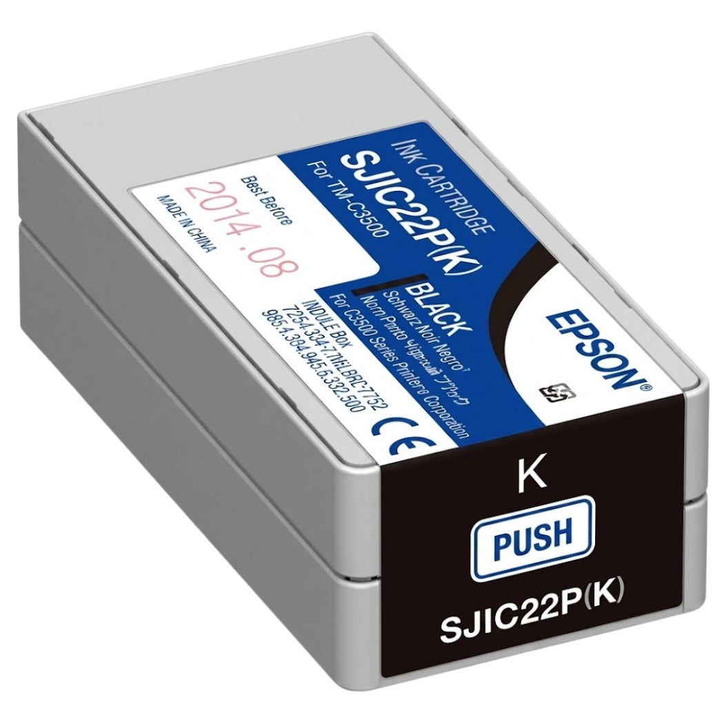 New, Pre-Owned - Epson SJIC22P Black Ink Cartridge