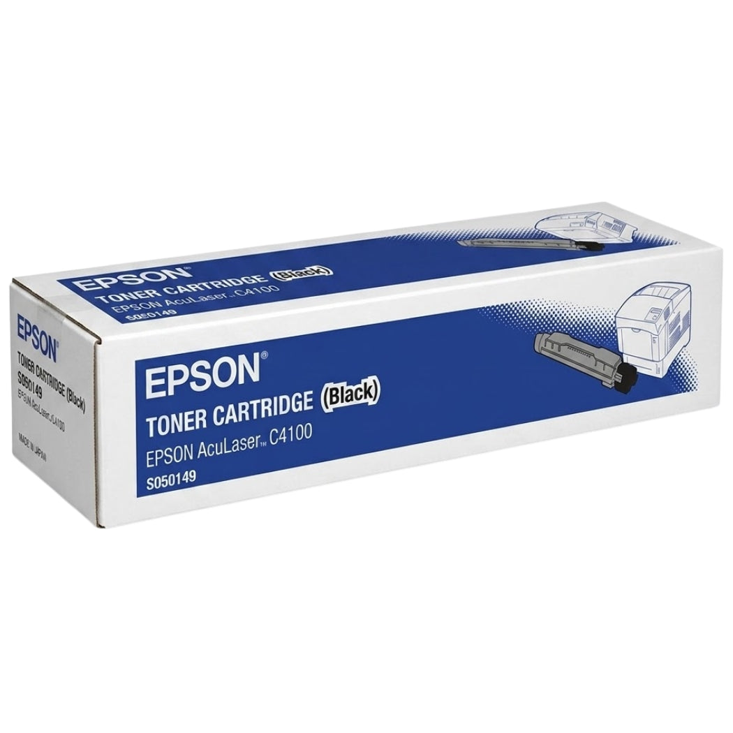 New, Pre-Owned - Epson C4100 Black Laser Toner Cartridge, S050149