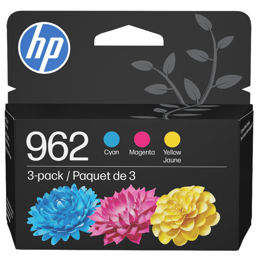 New, Pre-Owned - HP 962 Cyan, Magenta, Yellow Ink Cartridge