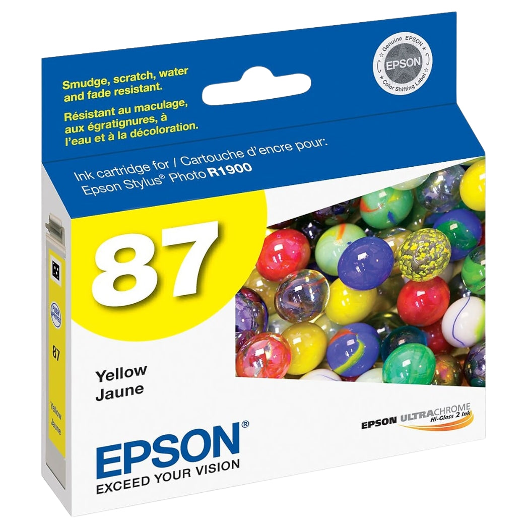 New, Pre-Owned - Epson 87 (T0874) Yellow Ink Cartridge