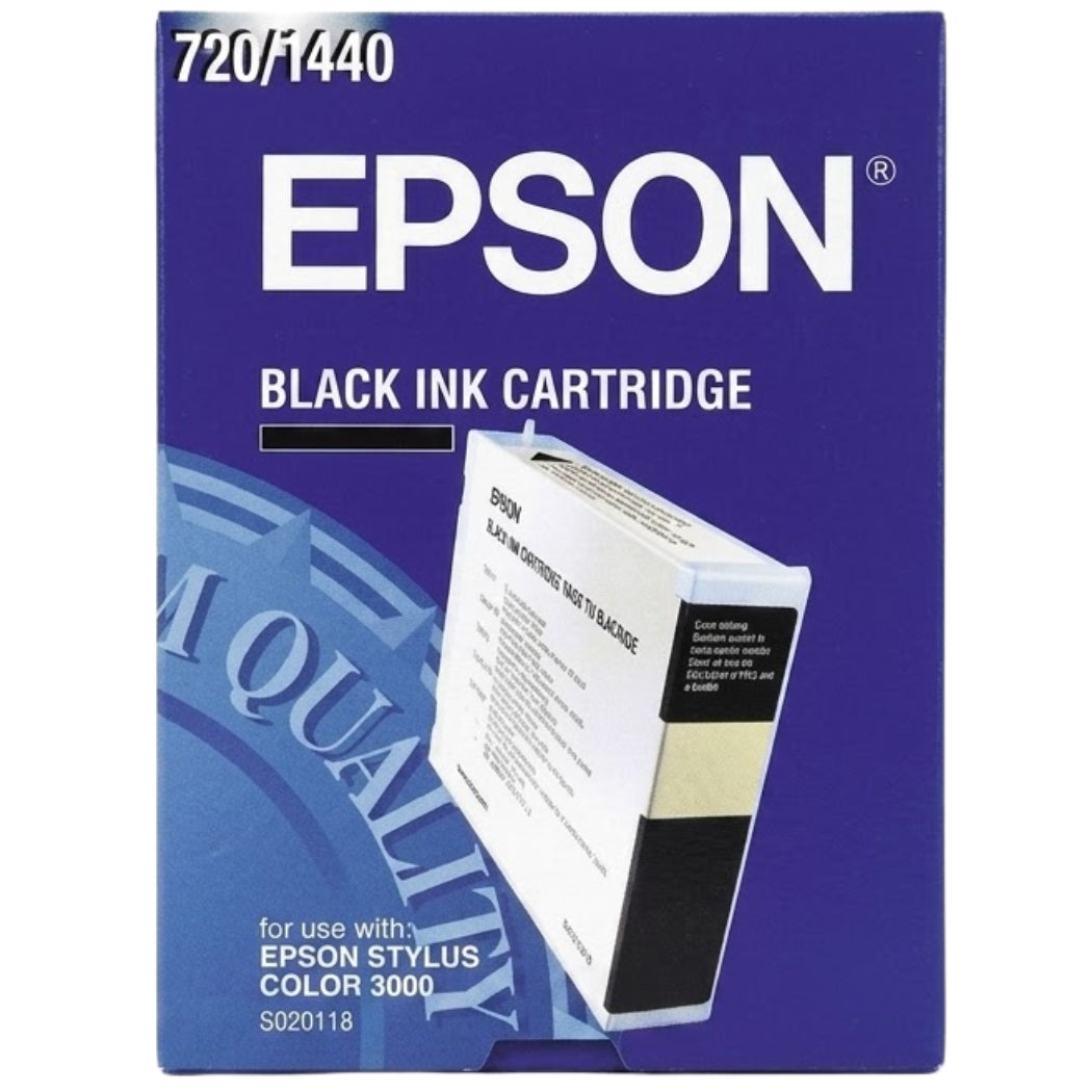 New, Pre-Owned - Epson S020118 Black Inkjet Cartridge, MJIC9BK