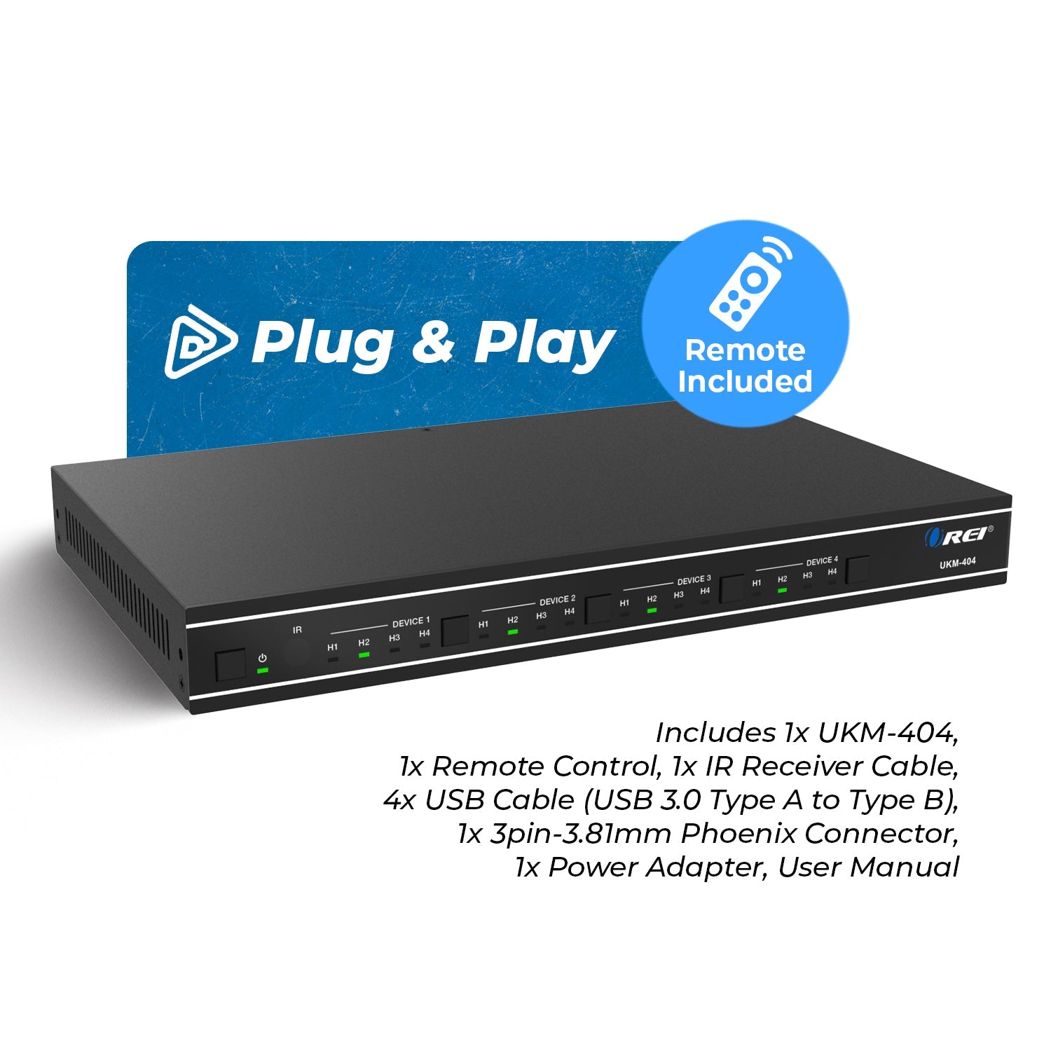 USB 3.2 4x4 Matrix-UKM-404