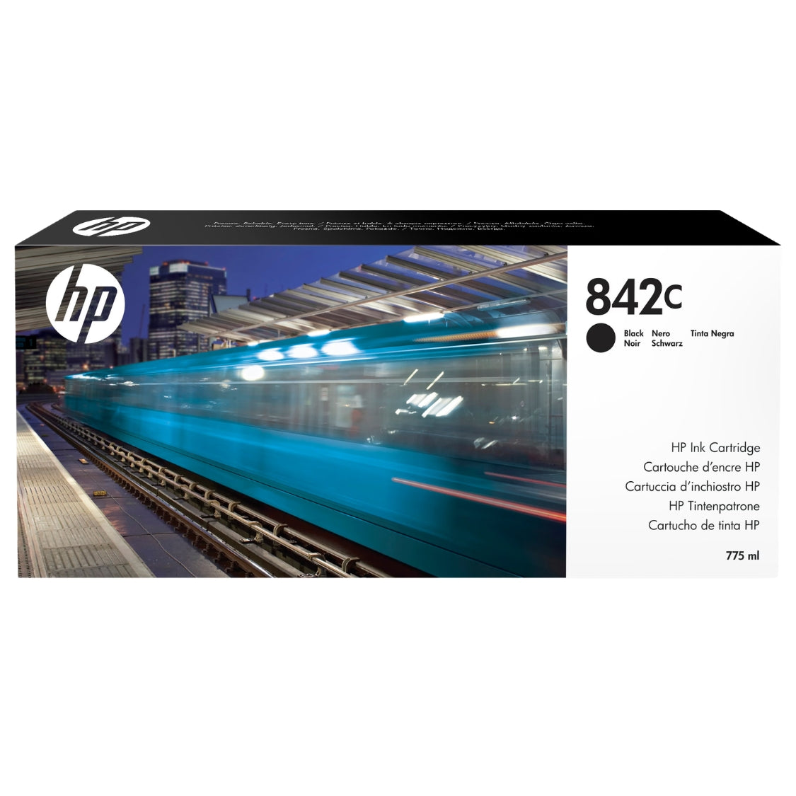 New, Pre-Owned - HP 842C 775-ml Black PageWide Ink Cartridge