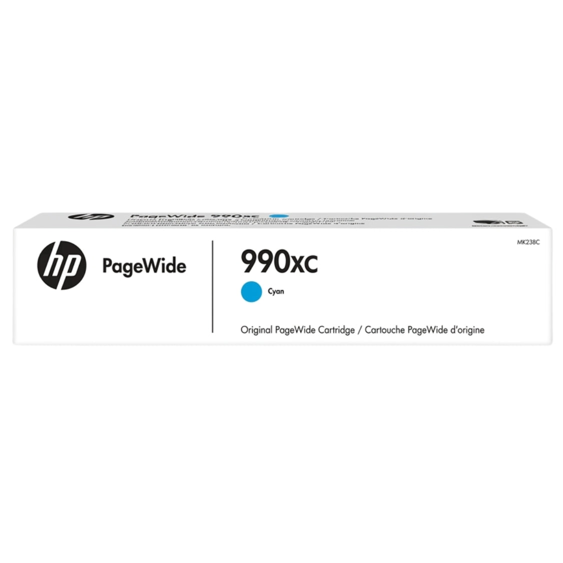 New, Pre-Owned - HP 990XC Cyan High-Yield PageWide Ink Cartridge, M0K05XC