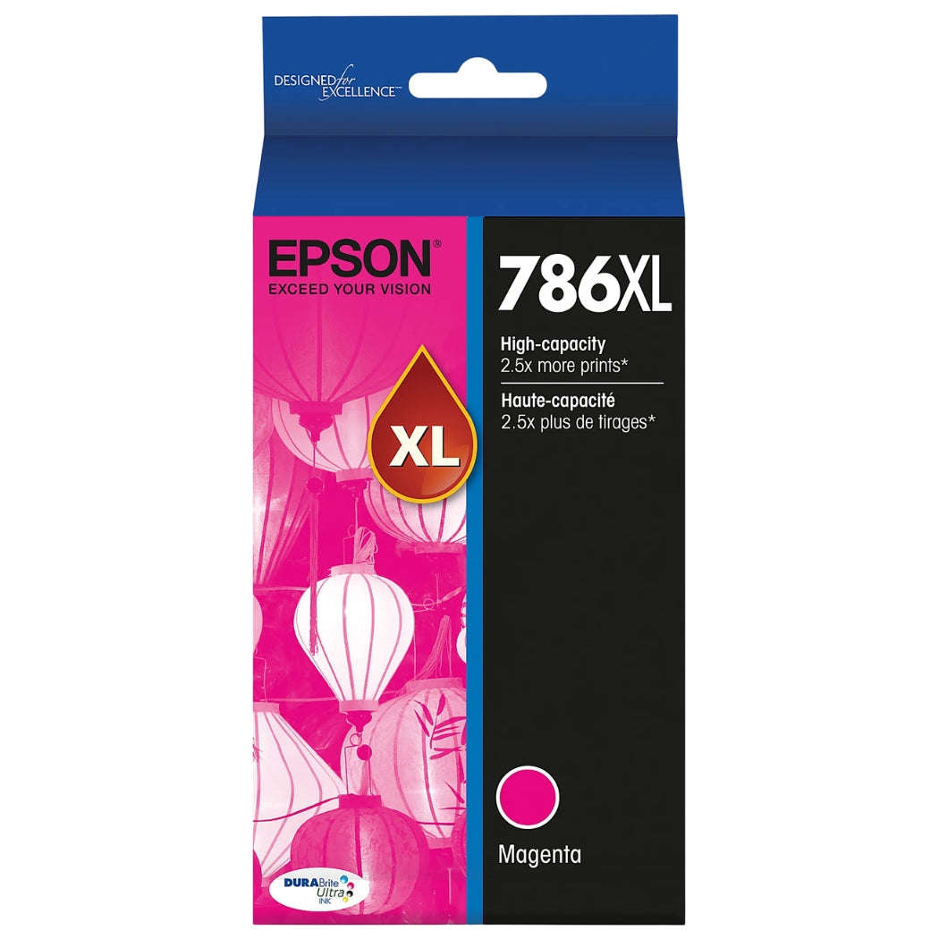 New, Pre-Owned - Epson 786XL High Yield Magenta Ink Cartridge